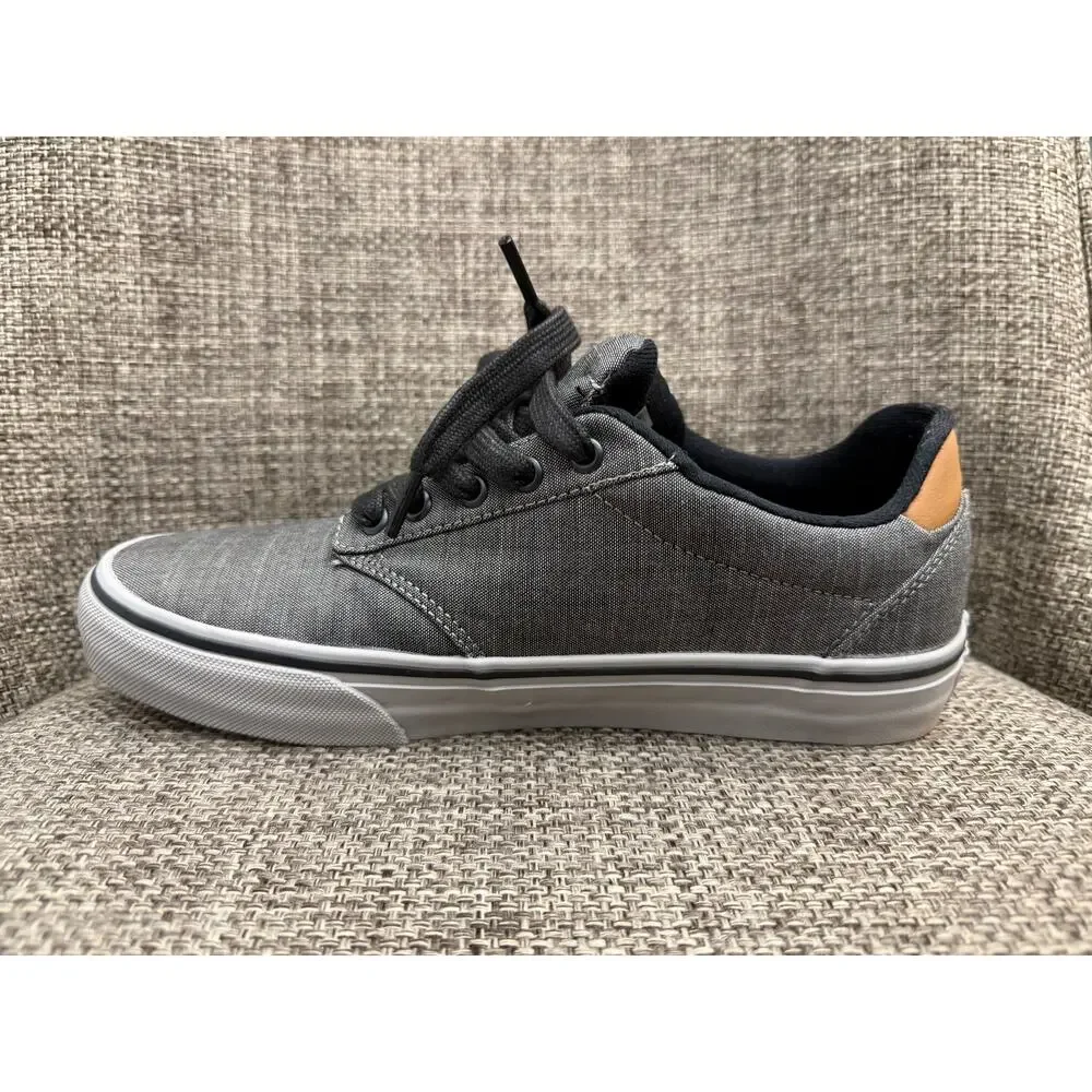 Vans Atwood Deluxe Gray Canvas Low Top Sneakers Men’s Size 9
